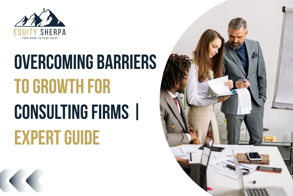 barriers in growth of consulting firms